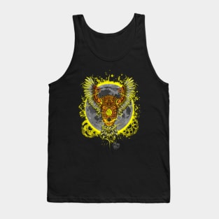 Steampunk Robot Owl Tank Top